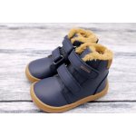 Protetika dívčí zimní boty Barefoot Deny modrá – Zboží Mobilmania