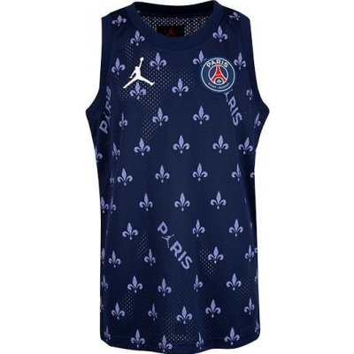 Nike dětské tílko Jordan PSG Tanktop Junior modrá – Zboží Dáma