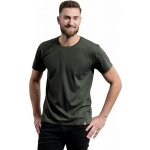 CityZen AGEN pánské tričko dark khaki – Zboží Mobilmania