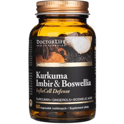 Doctor Life Kurkuma Zázvor a boswellie 60 veg. kapslí – Hledejceny.cz