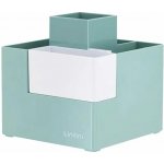DELI Linfini 4 oddíly + 1 vyjímatelný box, plastový, zelený – Zboží Dáma