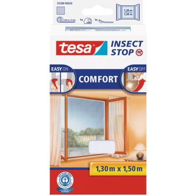 Tesa Insect Stop síť proti hmyzu COMFORT do oken bílá 1,3 × 1,5 m – Zbozi.Blesk.cz