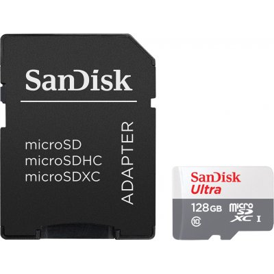 Sandisk MicroSDXC UHS-I 128 GB SDSQUNR-128G-GN6MN – Zbozi.Blesk.cz