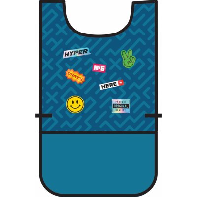 Zástěra pončo OXY GO Stickers 471146 – Zboží Mobilmania