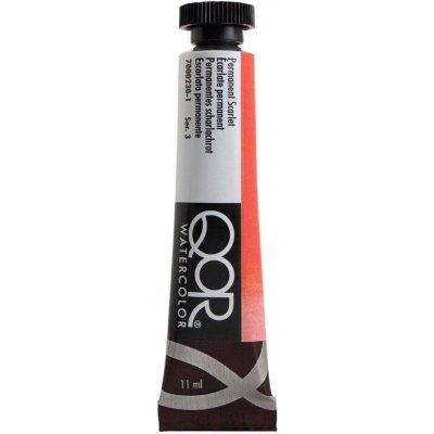 QoR Akvarelová barva 11ml 230 Permanent Scarlet – Hledejceny.cz