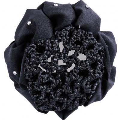 QHP Síťka do vlasů Flower black – Zboží Mobilmania