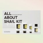 Cosrx All About Snail Kit 4-Step pečující sada se šnečím slizemjemný mycí gel 20 ml + hydratační esence 30 ml + oční krém 5 ml + multifunkční krém 20 g dárková sada – Zbozi.Blesk.cz
