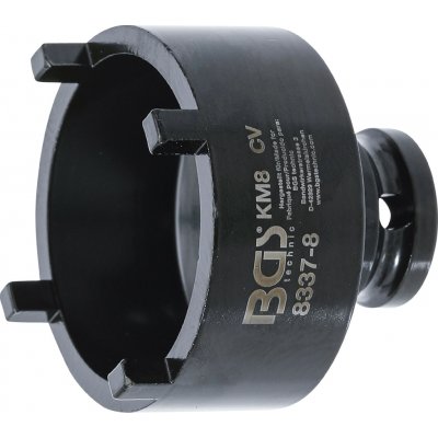 BGS technic 8337-8 Nástrčná hlavice 1/2" na matice se zářezy KM8, vnější čepy - BGS | Zboží Auto