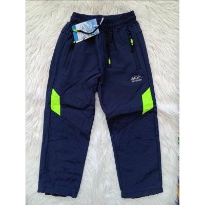 SEZON SF-2061 Chlapecké zateplené softshellové kalhoty modrá – Zboží Mobilmania