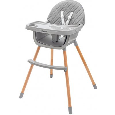 Baby Mix Freja wooden dark grey – Zboží Mobilmania