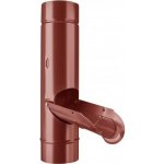 KJG Odvaděč vody 100 mm pozink ocelově červená – Zboží Mobilmania