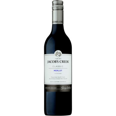 Jacob’s Creek Merlot 13,5% 0,75 l (holá láhev) – Zboží Mobilmania