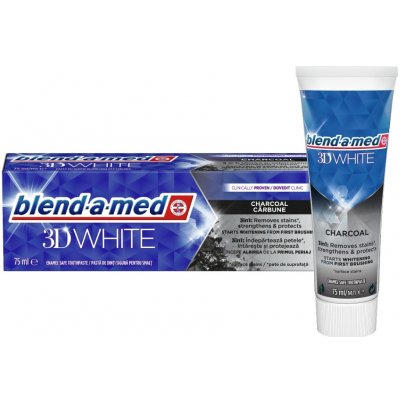 Blend-a-med zubní pasta 3D White Charcoal 75 ml – Zboží Mobilmania