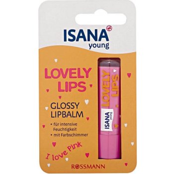 Isana Young Lesklý balzám na rty Lovely Lips 4,8 g