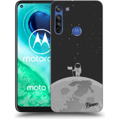 Pouzdro Picasee silikonové Motorola Moto G8 - Astronaut čiré – Sleviste.cz