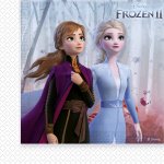 Procos papírové ubrousky Frozen 2 Elsa 33x33cm – Zboží Mobilmania