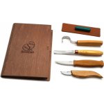 BeaverCraft řezbářská sada Spoon and Kuksa Carving Professional Set in Book Case pro leváky – Zboží Mobilmania