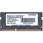 Patriot SODIMM DDR3 4GB1600MHz CL11 PSD34G1600L81S – Zbozi.Blesk.cz