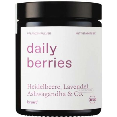 Kruut Bobulový prášek Daily berries 75 g bio BIO VEGAN – Hledejceny.cz
