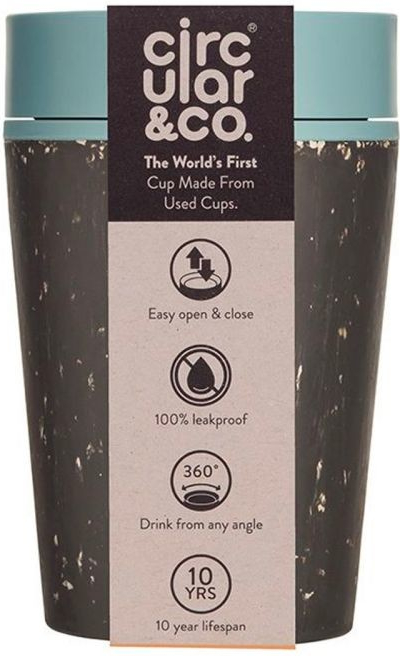 rCUP Circular&CO Black and Teal 227 ml