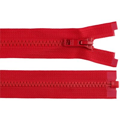 Stoklasa Kostěný zip YKK No 5 délka 60 cm bundový Balení: 1 ks, Varianta: 519 červená 519 červená – Hledejceny.cz