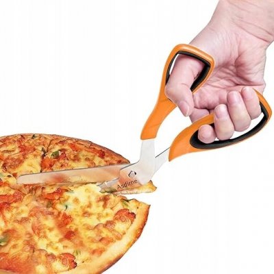 Multifunkční ostré nůžky kuchyňské nůž na pizzu 27 cm – Zboží Mobilmania