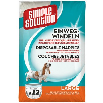 Simple Solution pleny pro psy L 12 ks – Sleviste.cz