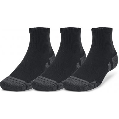 Under Armour ponožky UA Performance Tech 3pk Qtr-BLK 1379510-001 – Zboží Dáma