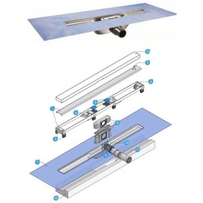 I-Drain Linear - ID4M06001X1 – Zbozi.Blesk.cz