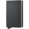 Pouzdro na doklady a karty Secrid Slimwallet Cubic - Black & Titanium