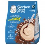 Gerber Cereal for Baby Mléčná kaše na dobrou noc kakaová 230 g – Zboží Dáma