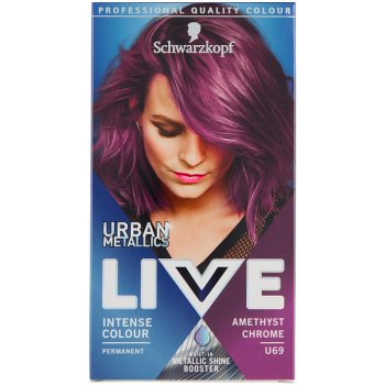 Schwarzkopf Live Urban Metallics barva na vlasy Amethyst Chrome U69 50 ml
