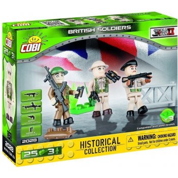 Cobi 2028 Small Army 3 figurky s doplňky Britská armáda