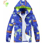 Kugo bunda B2871 modrá – Zboží Mobilmania