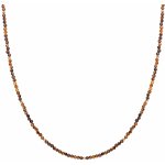 Sparkling Jewels Korálkový náhrdelník s tygřím okem NLK04G-G09 – Zboží Mobilmania