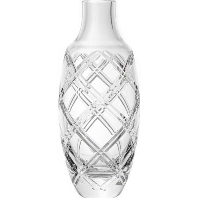 Křišťálová váza, BORDER, Gold Crystal, 33 cm – Zboží Dáma
