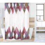 Bellatex koupelnový závěs, Růžová mandala 180x200 cm – Zboží Mobilmania