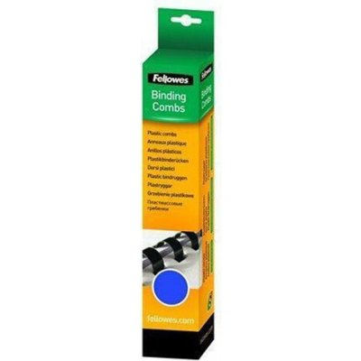 FELLOWES Hřbet, modrá, plastový, 12 mm, 56-80 listů, balení 25 ks – Hledejceny.cz