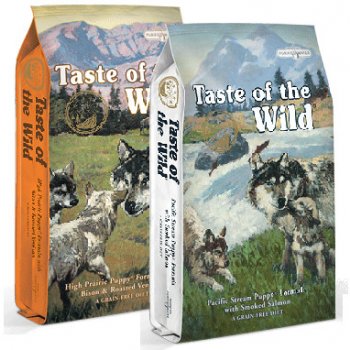 Taste of the Wild High Prairie 12,2 kg & Taste of the Wild Pacific Stream Puppy 12,2 kg