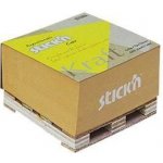 Stick´n Samolepicí bloček Kraft Cube, hnědá barva, 76x76 mm, 400 listů, mini paleta STICK N 21816 ,balení 400 ks – Hledejceny.cz
