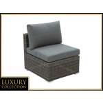 DEOKORK Ratanový středový díl MALIBU šedá – Zboží Dáma