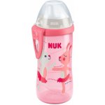 NUK first choice kiddy cup láhev růžová se zajíčky 300 ml – Hledejceny.cz