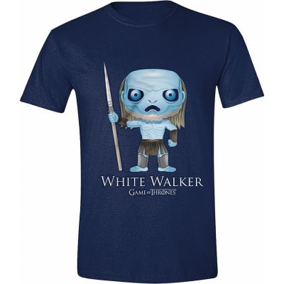 Hra o trůny tričko Pop Art white Walker