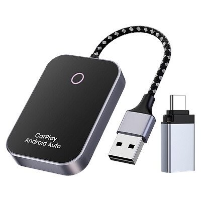 WG - Adaptér pro bezdrátové Apple CarPlay nebo Android Auto, černá – Zboží Živě