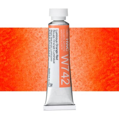 Holbein akvarelová barva 5 ml Luminous Orange Red – Sleviste.cz