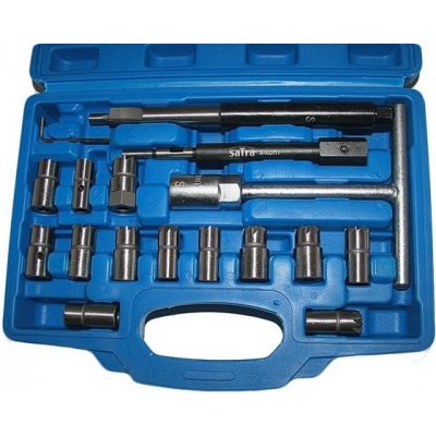 Frézy na sedla vstřikovačů, sada 17 dílů - SATRA – Zbozi.Blesk.cz