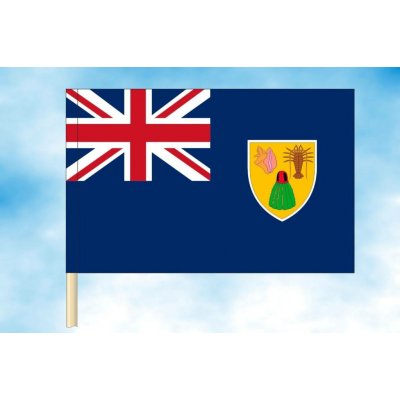 LIBEA, s.r.o. Vlajka Turks a Caicos Rozměr: 150x225 cm, Uchycení: Návlek na žerď – Hledejceny.cz
