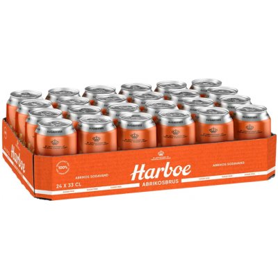 Harboe limonáda s meruňkovou příchutí 24 x 330 ml – Sleviste.cz
