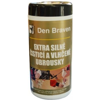 DEN BRAVEN Extra silné čistící a vlhčené ubrousky 80 útržků 20 X 30 cm od  230 Kč - Heureka.cz