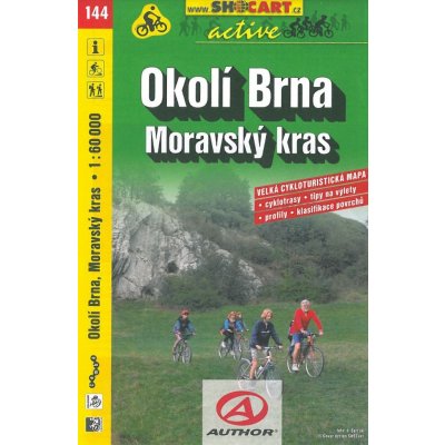 Okolí Brna Moravský kras 1:60T cyklomapa – Zbozi.Blesk.cz
